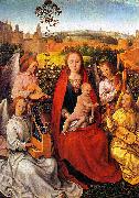 Hans Memling Virgin and Child with Musician Angels oil on canvas